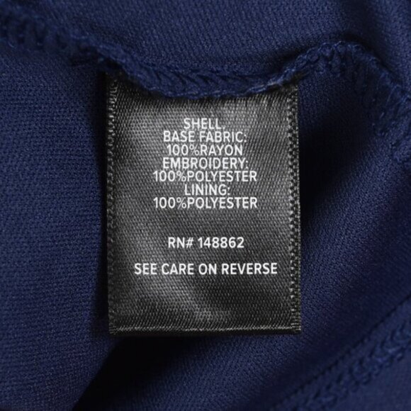 Torrid Maxi Challis Trapeze Dress Blue Embroidery Eyelet Flowy Size 3X - Picture 10 of 11